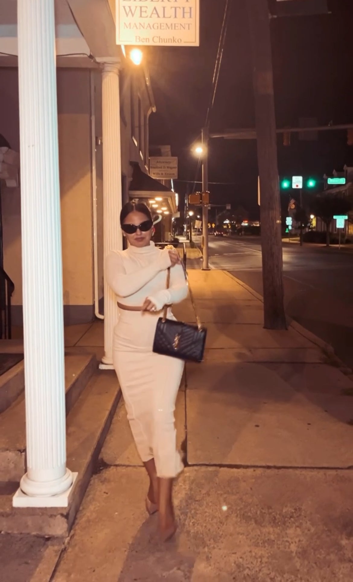 BBTM TIANA MARIE CHIC TOP in creamy taupe