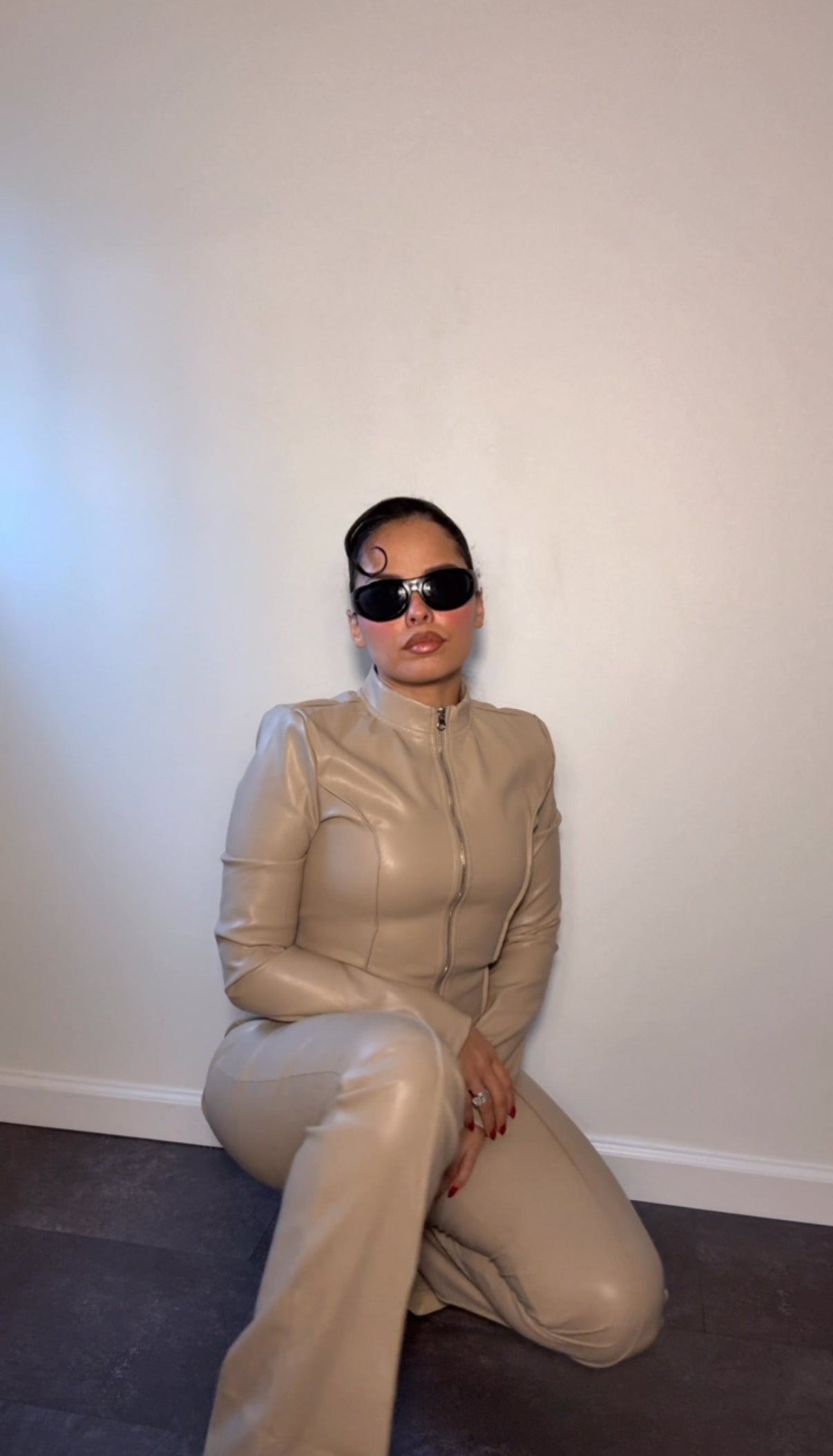 BBTM PU TAUPE JACKET