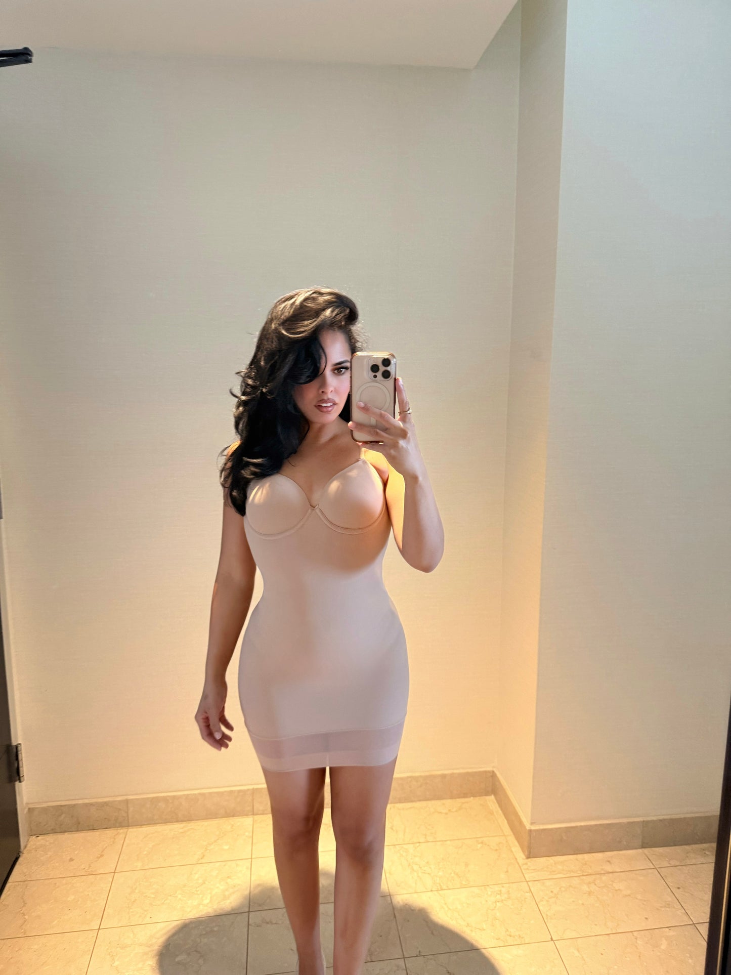 BBTM shape-wear dress nude