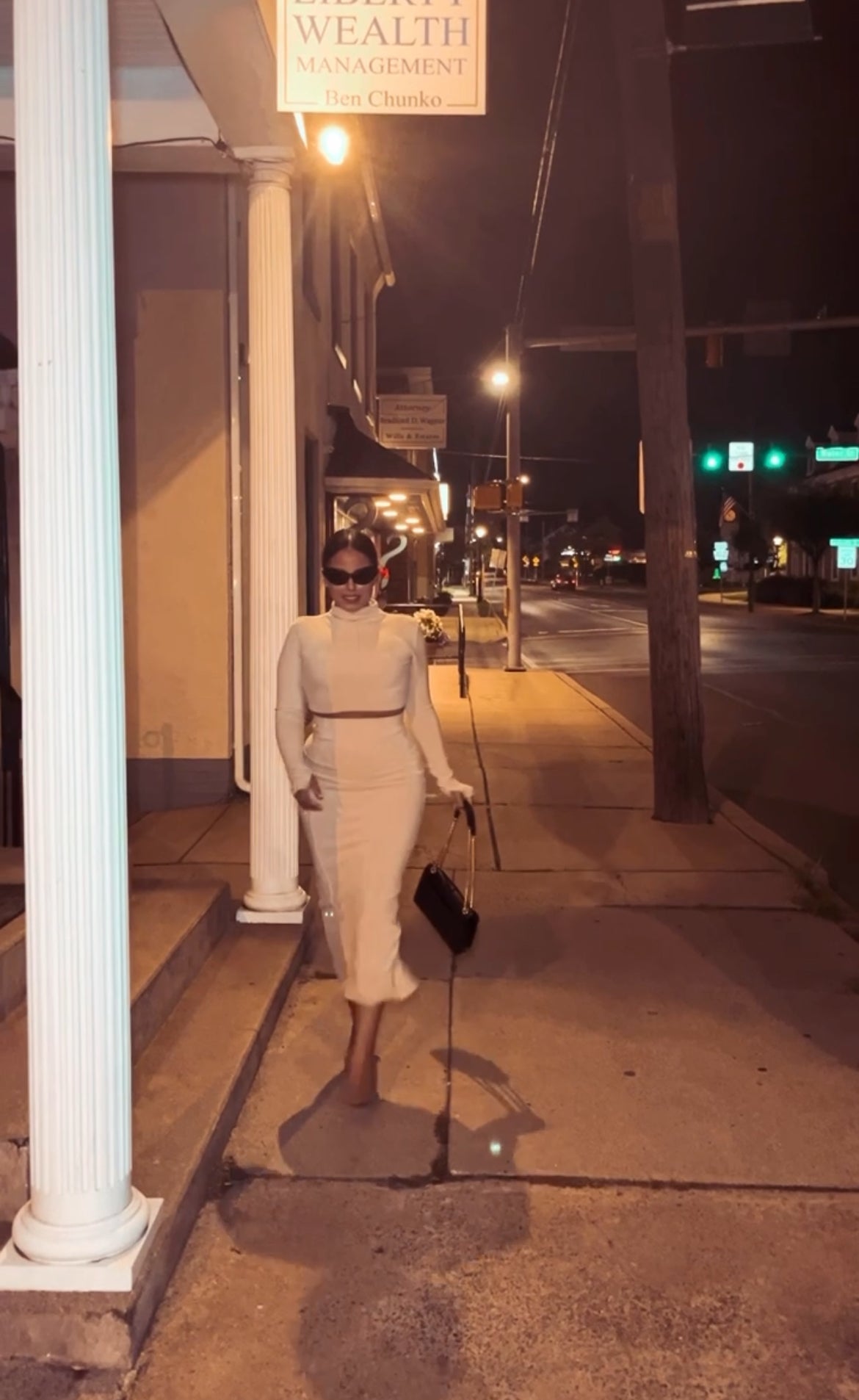 BBTM TIANA MARIE CHIC TOP in creamy taupe