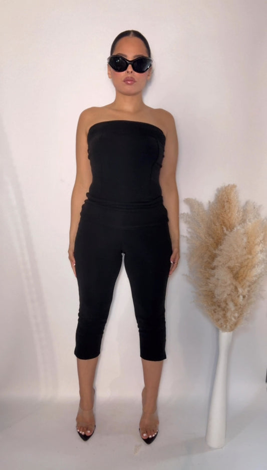 BBTM CHIC ULTRA-SOFT FOLD OVER CAPRI