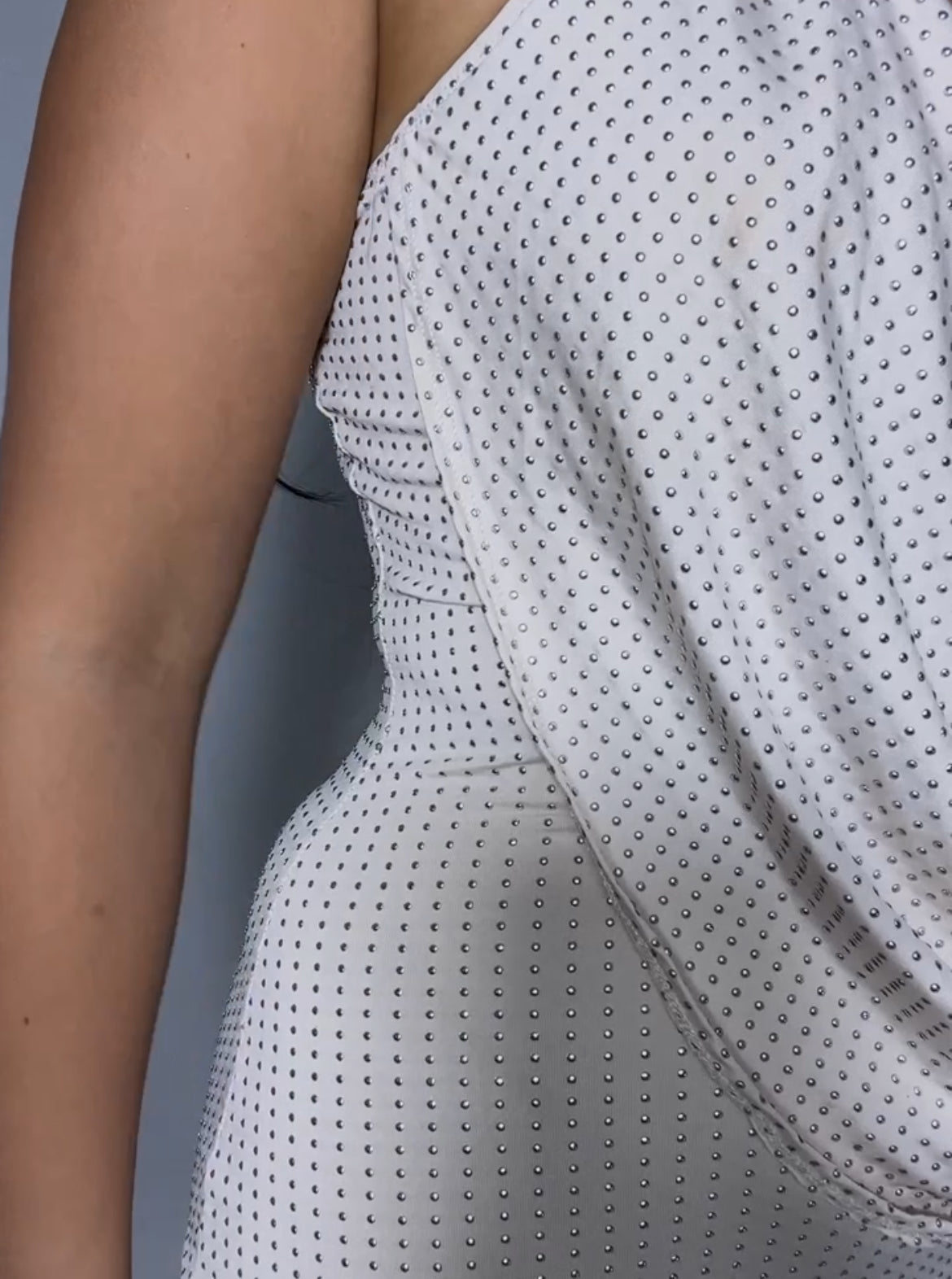 BBTM SS DRAPE/HALTER DRESS