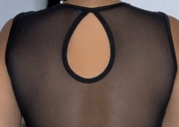 BEAUTIFIED MESH bodysuit