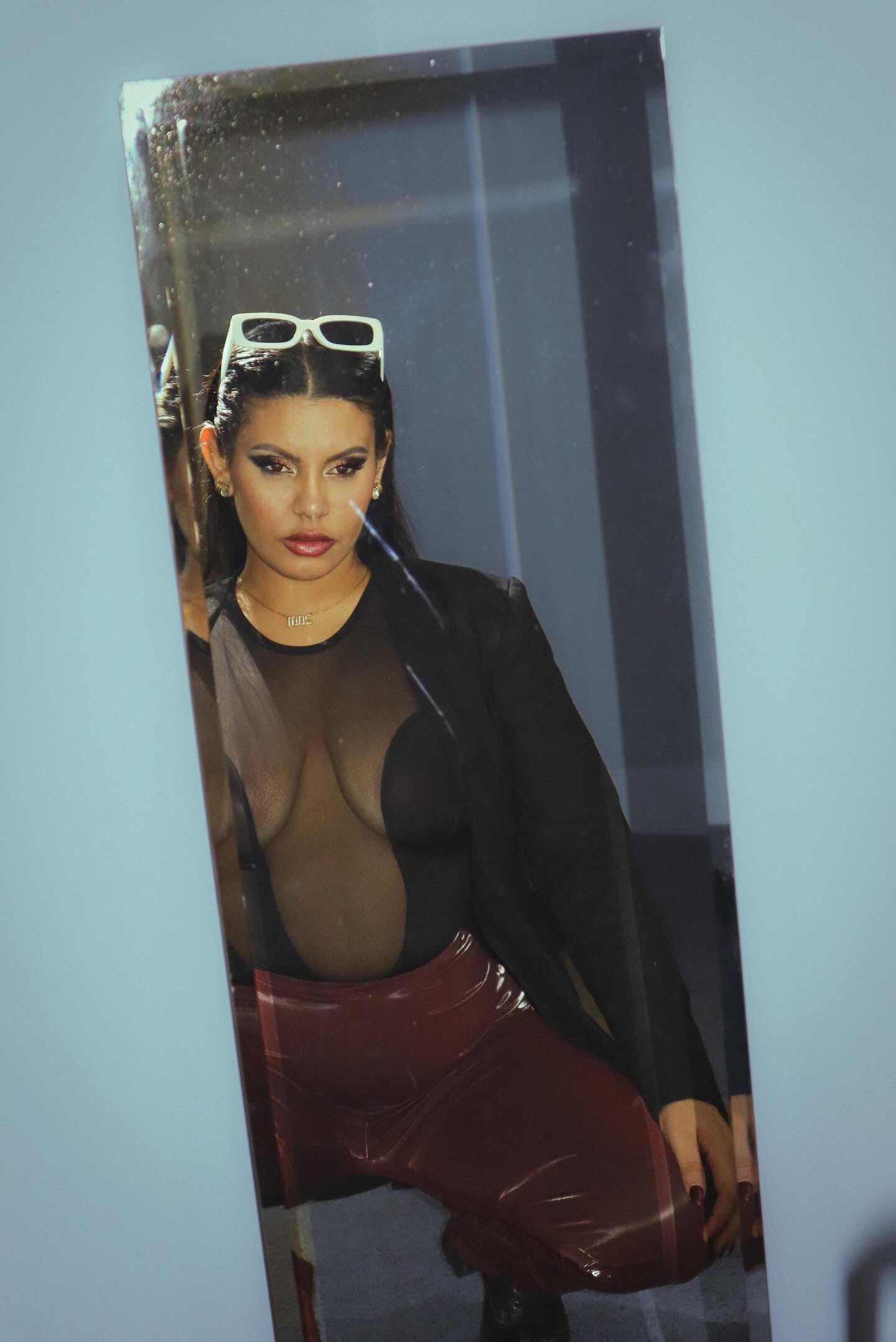 BEAUTIFIED MESH bodysuit