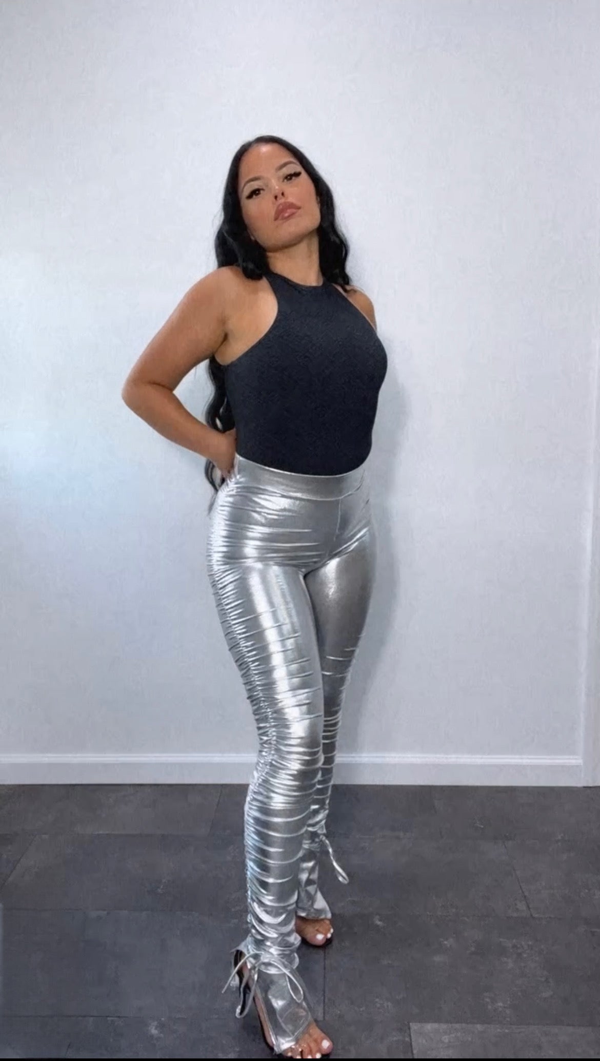 The PERSEVERANCE METALLIC legging
