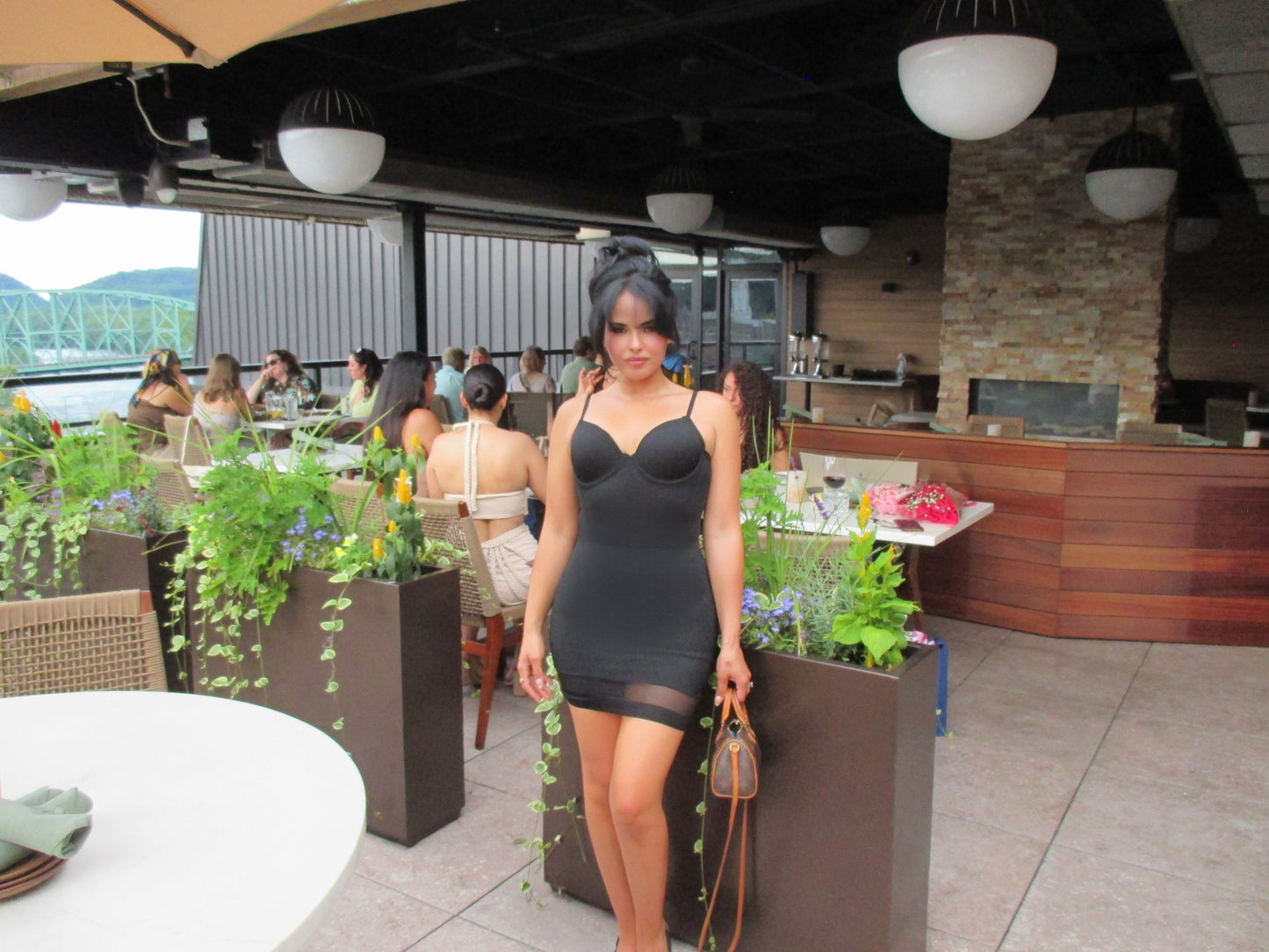 BBTM shape-wear black dress