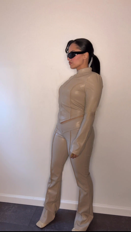 BBTM PU TAUPE JACKET