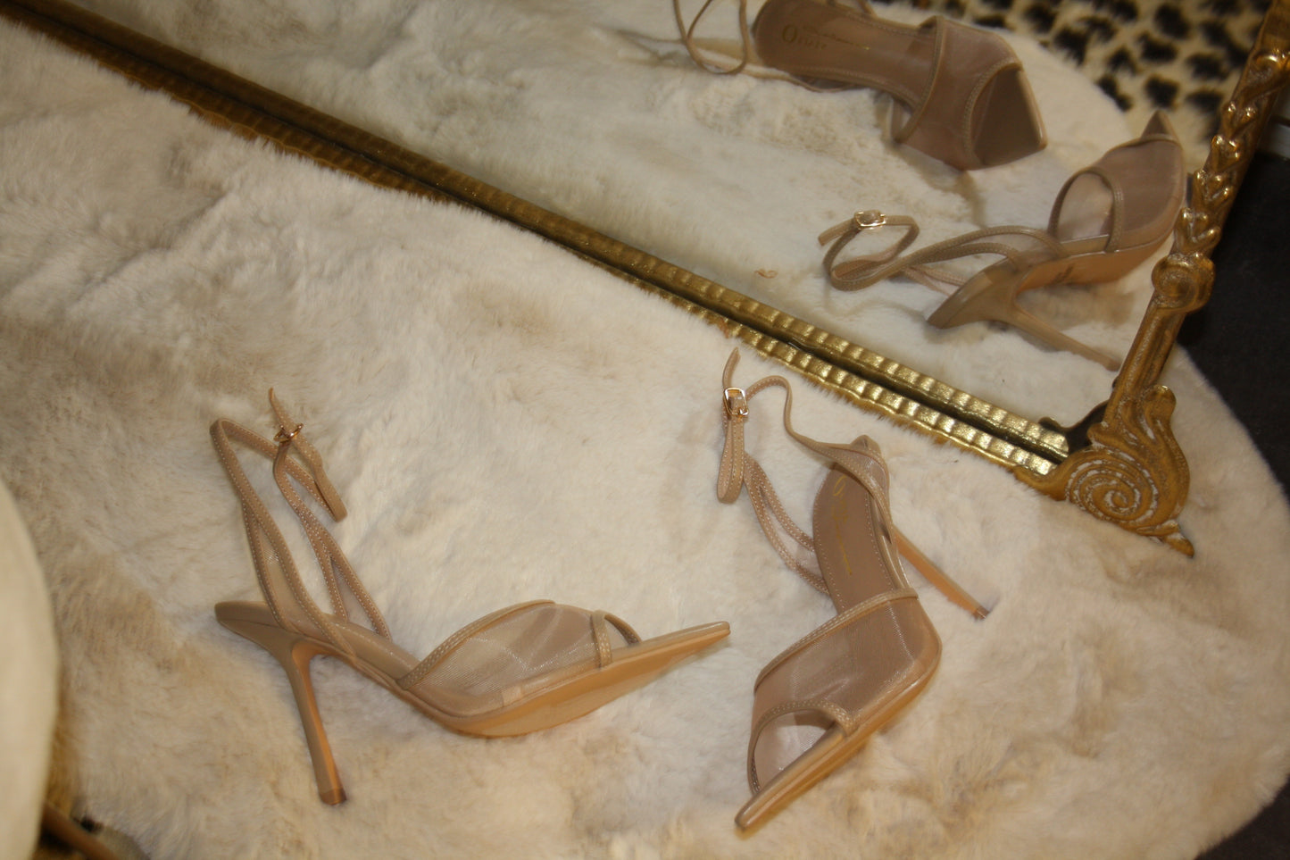 BBTM/Olivia nude datenight mesh heel