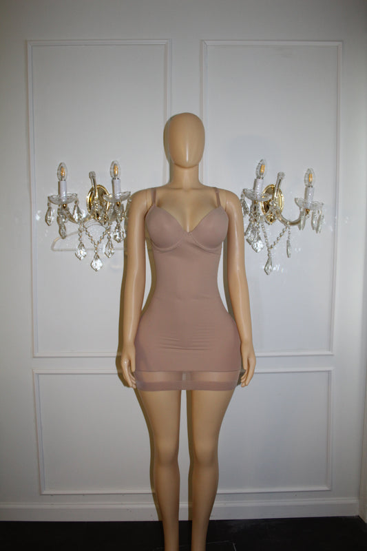 BBTM shape-wear dress nude
