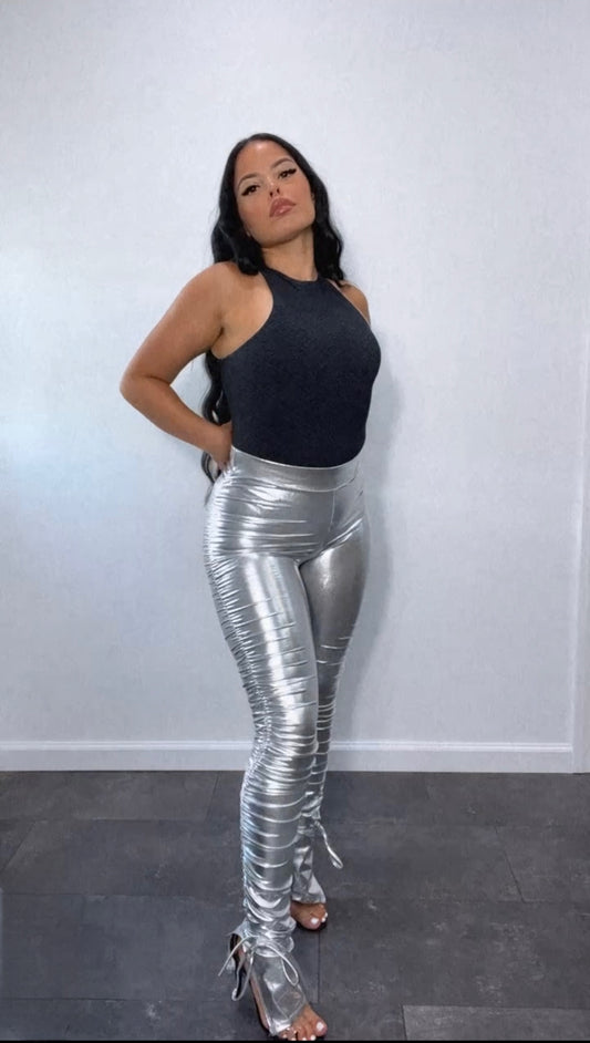 The PERSEVERANCE METALLIC legging